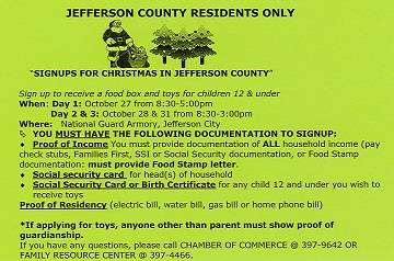 Jefferson County Food Stamp Date Jefferson County Food Stamp Date